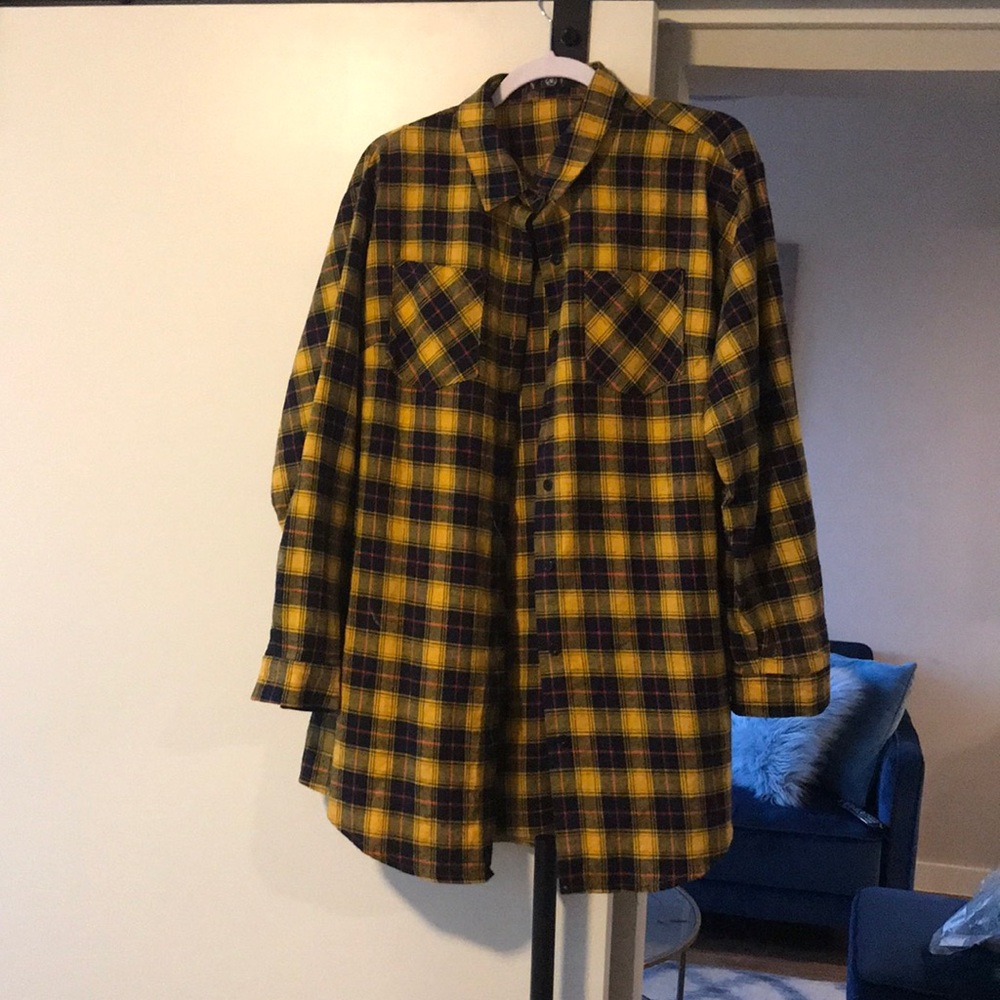 Flannel dress shirt